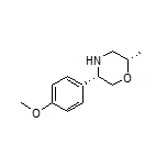 (2S,5S)-5-(4-Methoxyphenyl)-2-methylmorpholine