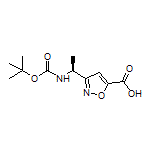 (S)-3-(1-(Boc-amino)ethyl)isoxazole-5-carboxylic Acid