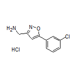 (5-(3-Chlorophenyl)isoxazol-3-yl)methanamine Hydrochloride