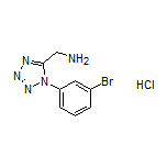 (1-(3-Bromophenyl)-1H-tetrazol-5-yl)methanamine Hydrochloride