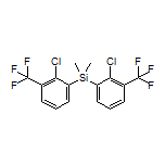 Bis[2-chloro-3-(trifluoromethyl)phenyl]dimethylsilane