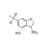6-(Methylsulfonyl)-2,3-dihydrobenzofuran-3-amine Hydrochloride