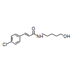 (E)-3-(4-Chlorophenyl)-N-(5-hydroxypentyl)acrylamide