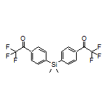 1,1’-[(Dimethylsilanediyl)bis(4,1-phenylene)]bis(2,2,2-trifluoro-1-ethanone)