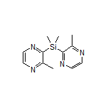 Dimethylbis(3-methyl-2-pyrazinyl)silane