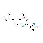 Methyl 4-[[(1-Methyl-3-pyrazolyl)methyl]thio]-3-nitrobenzoate