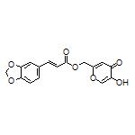 (E)-(5-Hydroxy-4-oxo-4H-pyran-2-yl)methyl 3-(Benzo[d][1,3]dioxol-5-yl)acrylate