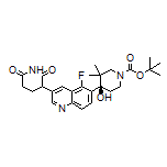 3-[6-[(R)-1-Boc-4-hydroxy-3,3-dimethyl-4-piperidyl]-5-fluoro-3-quinolyl]piperidine-2,6-dione