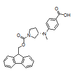 (S)-4-((1-Fmoc-3-pyrrolidinyl)(methyl)amino)benzoic Acid