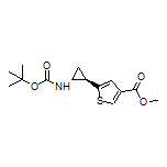 Methyl 5-[(1R,2R)-2-(Boc-amino)cyclopropyl]thiophene-3-carboxylate