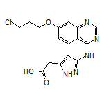 2-(3-((7-(3-Chloropropoxy)quinazolin-4-yl)amino)-1H-pyrazol-5-yl)acetic Acid