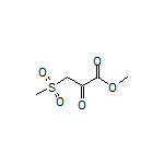 Methyl 3-(Methylsulfonyl)-2-oxopropanoate