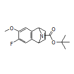 9-Boc-6-fluoro-7-methoxy-1,4-dihydro-1,4-epiminonaphthalene