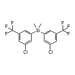 Bis[3-chloro-5-(trifluoromethyl)phenyl]dimethylsilane