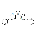 Dimethylbis(5-phenyl-2-pyridyl)silane