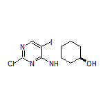 (1R,3R)-3-[(2-Chloro-5-iodo-4-pyrimidinyl)amino]-1-cyclohexanol