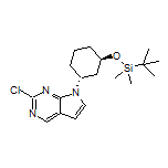 7-[(1R,3R)-3-[(tert-Butyldimethylsilyl)oxy]cyclohexyl]-2-chloro-7H-pyrrolo[2,3-d]pyrimidine