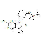 7’-[(1R,3R)-3-[(tert-Butyldimethylsilyl)oxy]cyclohexyl]-2’-chlorospiro(cyclopropane-1,5’-pyrrolo[2,3-d]pyrimidin)-6’(7’H)-one