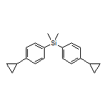 Bis(4-cyclopropylphenyl)dimethylsilane
