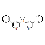 Dimethylbis(5-phenyl-3-pyridyl)silane