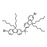 Bis(7-bromo-9,9-dihexyl-9H-fluoren-2-yl)dimethylsilane
