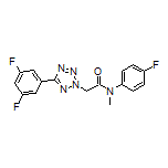 5-(3,5-Difluorophenyl)-N-(4-fluorophenyl)-N-methyl-2H-tetrazole-2-acetamide