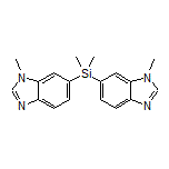 Dimethylbis(1-methyl-6-benzimidazolyl)silane