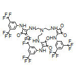 4,4',4''-[[Nitrilotris(ethane-2,1-diyl)]tris(azanediyl)]tris[3-[[3,5-bis(trifluoromethyl)phenyl]amino]-3-cyclobutene-1,2-dione]