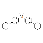 Bis(4-cyclohexylphenyl)dimethylsilane
