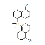Bis(5-bromo-1-naphthyl)dimethylsilane