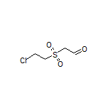 2-[(2-Chloroethyl)sulfonyl]acetaldehyde