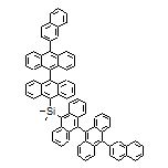 Dimethylbis[10’-(2-naphthyl)-[9,9’-bianthracen]-10-yl]silane