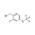 2-(Bromomethyl)-3-fluoro-5-(trifluoromethoxy)pyridine