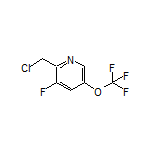 2-(Chloromethyl)-3-fluoro-5-(trifluoromethoxy)pyridine