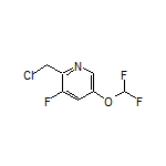 2-(Chloromethyl)-5-(difluoromethoxy)-3-fluoropyridine