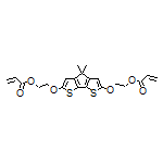 ((4,4-Dimethyl-4H-cyclopenta[1,2-b:5,4-b']dithiophene-2,6-diyl)bis(oxy))bis(ethane-2,1-diyl) Diacrylate