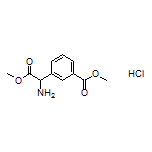 Methyl 3-(1-Amino-2-methoxy-2-oxoethyl)benzoate Hydrochloride