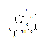 Methyl 3-[1-(Boc-amino)-2-methoxy-2-oxoethyl]benzoate