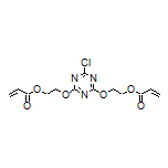 [(6-Chloro-1,3,5-triazine-2,4-diyl)bis(oxy)]bis(ethane-2,1-diyl) Diacrylate