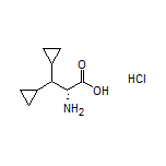 (R)-2-Amino-3,3-dicyclopropylpropanoic Acid Hydrochloride