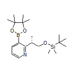(S)-[2-[1-[(tert-Butyldimethylsilyl)oxy]-2-propanyl]-3-pyridyl]boronic Acid Pinacol Ester