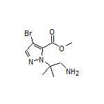 Methyl 1-(1-Amino-2-methyl-2-propanyl)-4-bromopyrazole-5-carboxylate