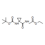 Ethyl [1-(Boc-amino)cyclopropane-1-carbonyl]glycinate