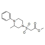 Methyl 2-[(3-Methyl-4-phenyl-1-piperazinyl)sulfonyl]acetate