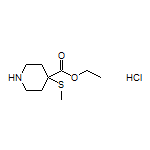 Ethyl 4-(Methylthio)piperidine-4-carboxylate Hydrochloride
