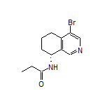 (R)-N-(4-Bromo-5,6,7,8-tetrahydro-8-isoquinolyl)propionamide