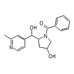 [4-Hydroxy-2-[hydroxy(2-methyl-4-pyridyl)methyl]-1-pyrrolidinyl](phenyl)methanone