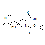 1-Boc-4-hydroxy-4-(2-methyl-4-pyridyl)pyrrolidine-2-carboxylic Acid