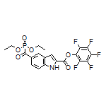 Perfluorophenyl 5-[(Diethoxyphosphoryl)carbonyl]-1H-indole-2-carboxylate