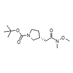 (R)-2-(1-Boc-3-pyrrolidinyl)-N-methoxy-N-methylacetamide